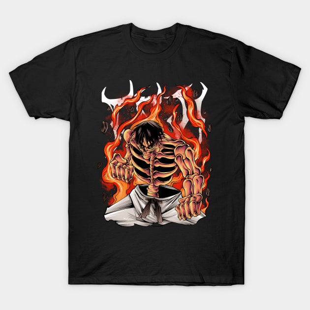 Anime reaper toji T-Shirt by Heru Saputro